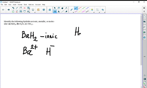 identify-the-following-hydrides-as-ionic-metallic-or-molecular-a-mathrmbah_2mathbfb-mathrmh_2-mathrm