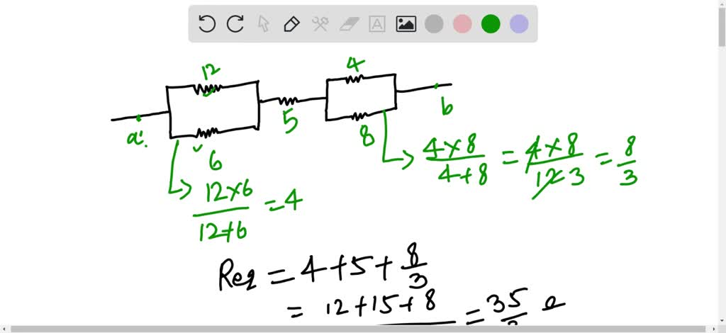 Determine the voltage between the nodes A and B in the circuit shown in ...