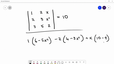 solution-set-of-the-equation-leftbeginarrayccc1-2-x-2-3-x2-3-5-2endarrayright10-is-a-01-b-27-c-102-d