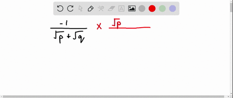 rationalize-the-denominators-frac-1sqrtpsqrtq