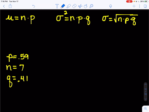find-the-a-mean-b-variance-and-c-standard-deviation-of-the-binomial-distribution-for-the-given-rando