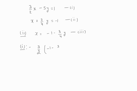 use-the-substitution-method-to-find-all-solutions-of-each-system-leftbeginarrayl-frac32-x-5-y1-xfrac
