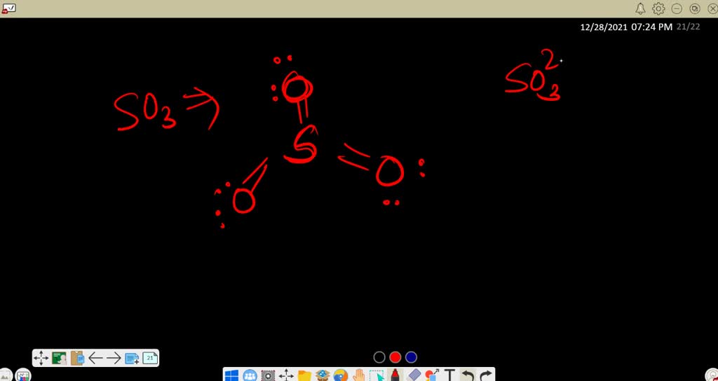 Solvedthe Sulfite Ion So32 And Sulfur Trioxide So3 Have The Same Chemical Formulas But 2634