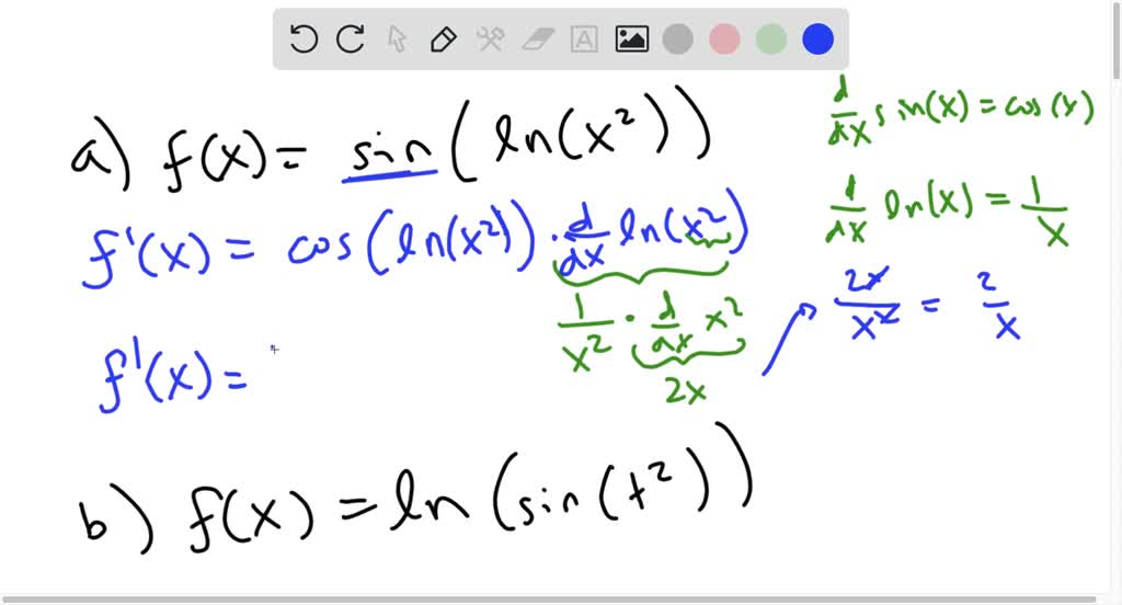 SOLVED:Differentiate each function. a. f(t)=t^2+sinπt b. Find f^'(0)