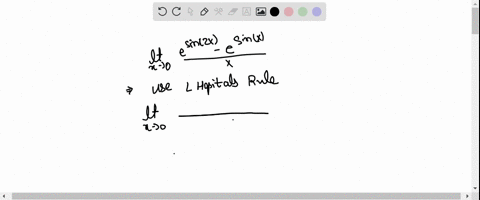 lim-_x-rightarrow-0-fracesin-2-x-esin-xxtext-ans-1