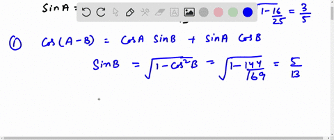 if-angle-mathrma-and-angle-mathrmb-are-both-in-quadrant-i-and-sin-mathrmafrac45-and-cos-mathrmbfrac1