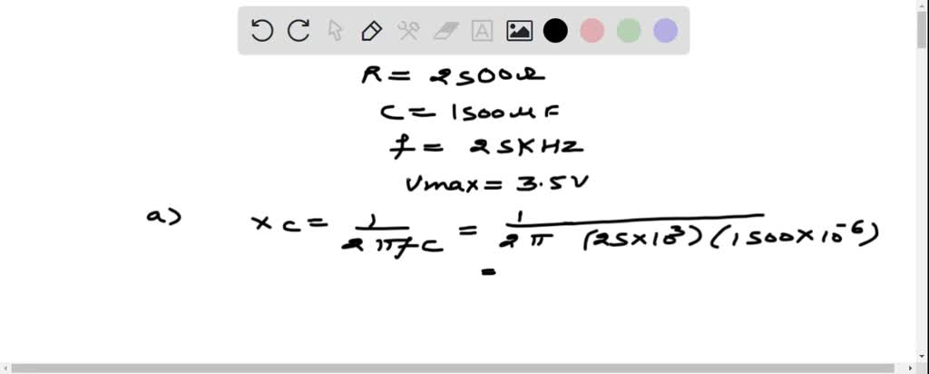 SOLVED:In the RLC circuit shown below, what should be the values of C ...