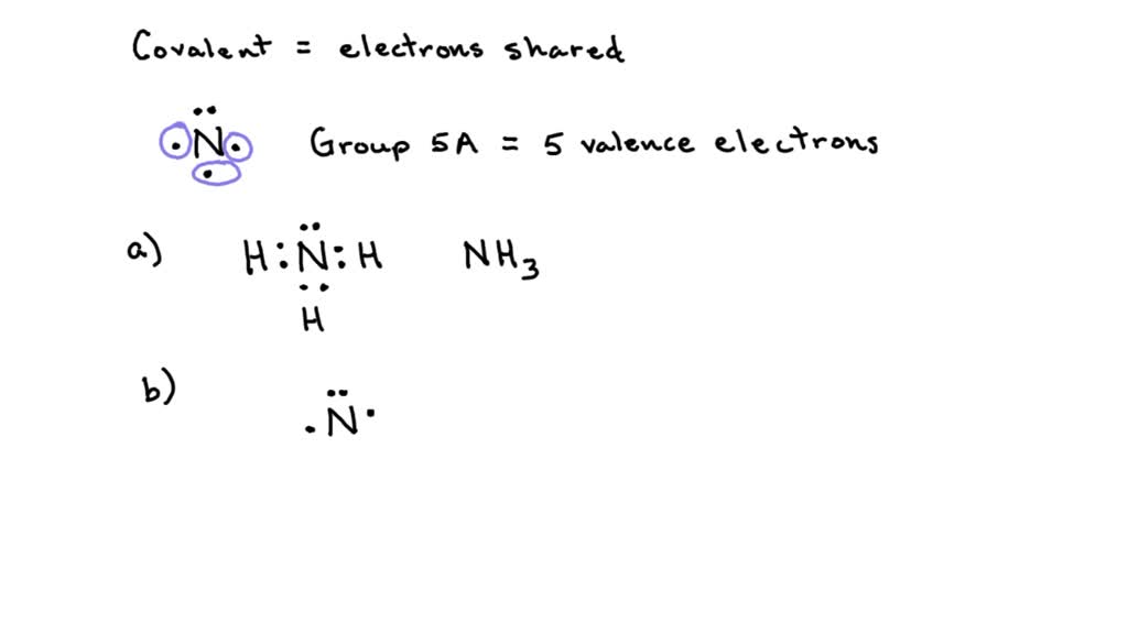 SOLVED: Draw a Lewis structure of a covalent compound in which nitrogen ...