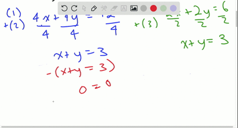 solve-each-system-analytically-if-the-equations-are-dependent-write-the-solution-set-in-terms-of--40