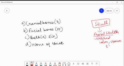 skull-is-composed-of-a-cranial-bones-8-b-facial-bones-14-c-both-a-and-b-d-none-of-these