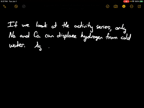 which-of-the-following-metals-would-displace-hydrogen-from-cold-water-write-balanced-net-ionic-equat
