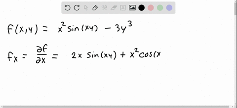 find-all-first-order-partial-derivatives-fx-yx2-sin-x-y-3-y3