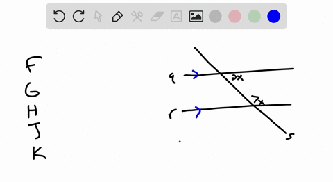 in-the-figure-below-parallel-lines-q-and-r-are-intersected-by-line-s-what-is-the-value-of-x-f-9-g-16