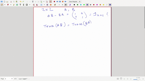 show-that-no-2-times-2-matrices-a-and-b-exist-that-satisfy-the-matrix-equation-a-b-b-aleftbeginarray