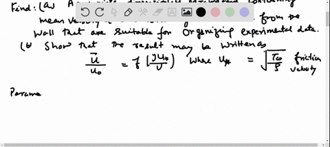 SOLVED:The following data were obtained for the velocity profiles in ...