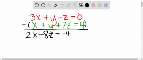 solve-each-system-of-linear-equations-beginarrayr-3-xy-z0-xy7-z4-endarray-2