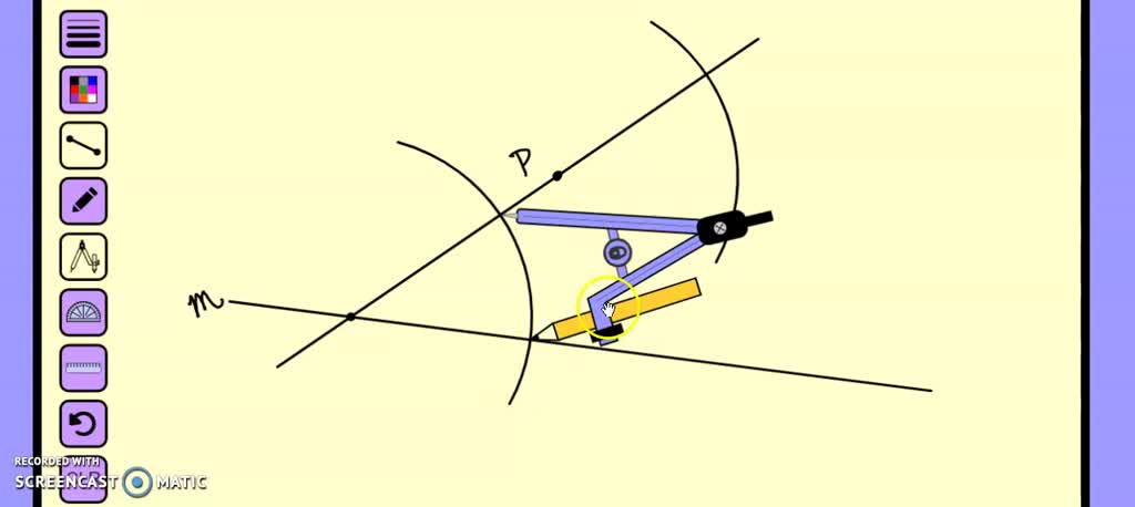 SOLVED:In Exercises 9 and 10, use a compass and straightedge to ...