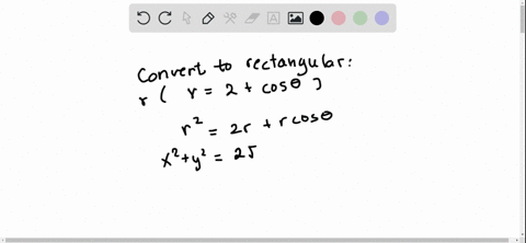 find-a-rectangular-equation-that-has-the-same-graph-as-the-given-polar-equation-r2cos-theta