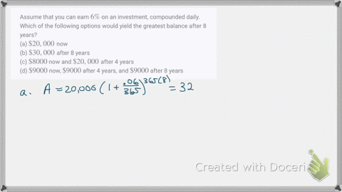 assume-that-you-can-earn-6-on-an-investment-compounded-daily-which-of-the-following-options-would-yi
