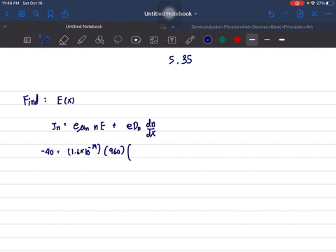 the-electron-concentration-in-silicon-at-t300-mathrmk-is-given-by-nx1016-exp-leftfrac-x18right-mathr