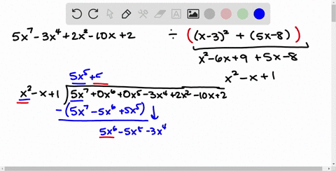 divide-5-x7-3-x42-x2-10-x2-by-the-sum-of-x-32-and-5-x-8
