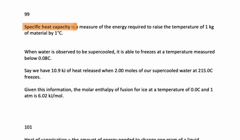 when-water-is-supercooled-it-freezes-at-a-temperature-below-00circ-mathrmc-if-109-mathrmkj-of-heat-i