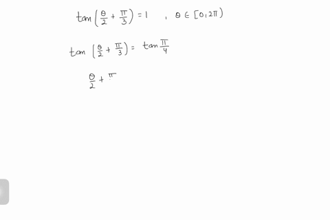 solve-each-equation-on-the-interval-0-leq-theta2-pi-tan-leftfractheta2fracpi3right1