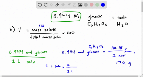 a-0944-m-solution-of-glucose-mathrmc_6-mathrmh_12-mathrmo_6-in-water-has-a-density-of-10624-mathrmg-