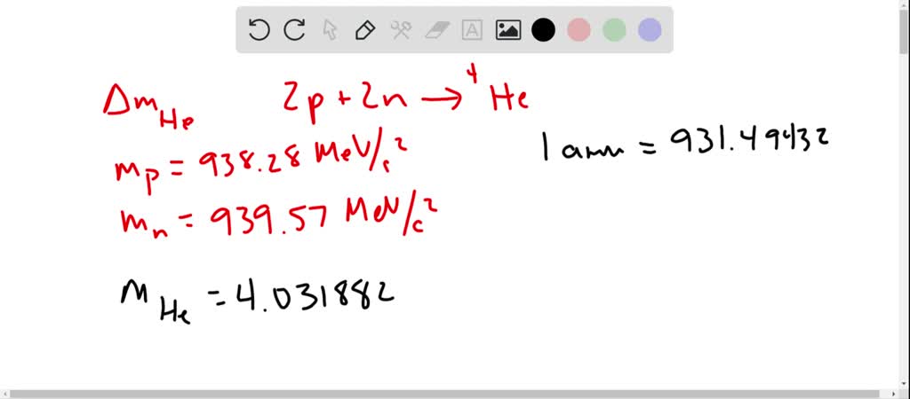 SOLVED:Find the mass defect and the binding energy for the helium-4 ...