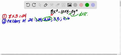 in-each-expression-factor-the-trinomial-8-x2-10-x-y-3-y2