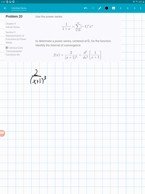 use-the-power-series-frac11xsum_n0infty-1n-xn-to-determine-a-power-series-centered-at-0-for-the-f-14