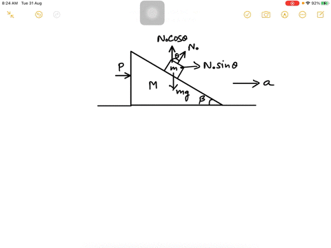 two-wooden-blocks-are-moving-on-a-smooth-horizontal-surface-such-that-the-mass-m-remains-stationary-