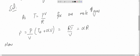 one-mole-of-an-ideal-gas-with-heat-capacity-at-constant-pressure-c_p-undergoes-the-process-tt_0alpha
