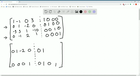 find-the-inverse-of-each-matrix-leftbeginarrayrrrr1-1-0-3-0-1-2-0-3-3-1-10-0-1-2-1endarrayright