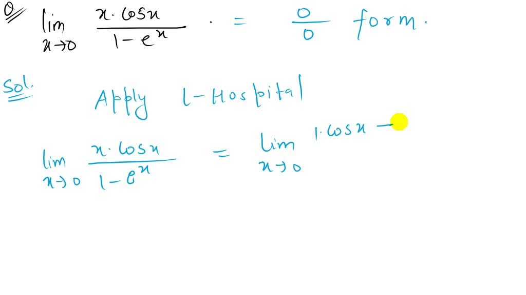 SOLVEDCalculate each of the limits. Some of these limits are made