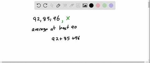 write-an-inequality-for-each-problem-and-solve-elianas-first-three-test-scores-in-algebra-were-9285-