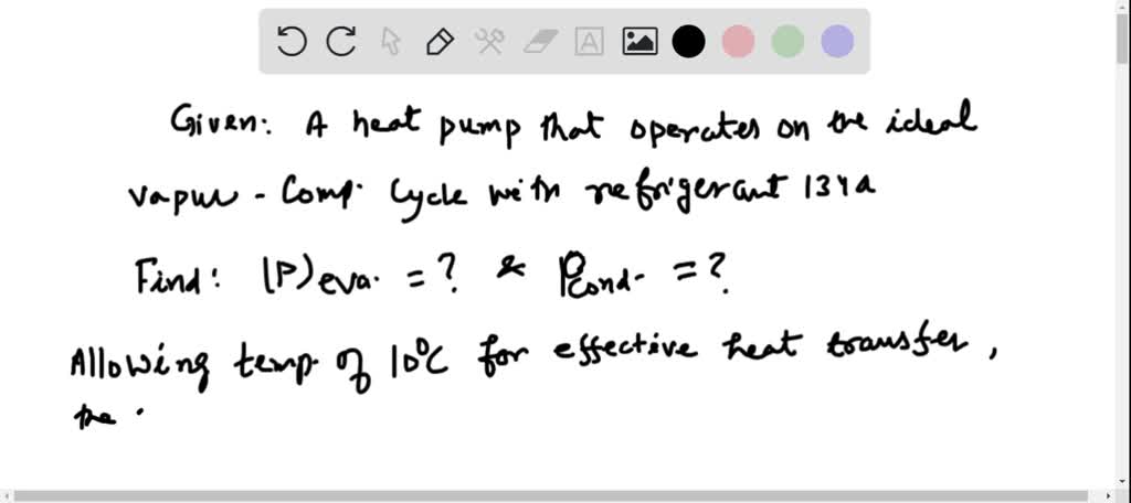 solved-a-heat-pump-that-operates-on-the-ideal-vapor-compression-cycle