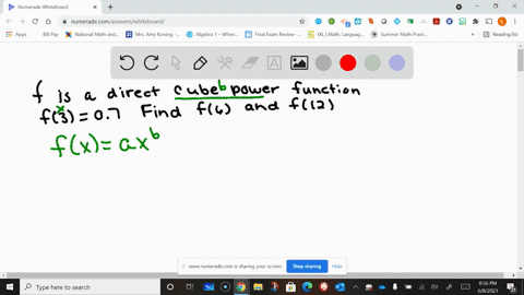 use-the-given-values-to-calculate-the-other-values-specified-given-f-is-a-direct-cube-power-function