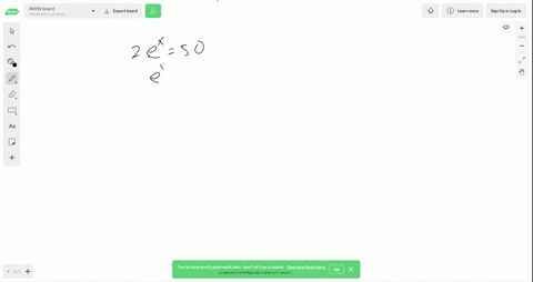 lets-solve-the-exponential-equation-2-ex50-a-first-we-isolate-ex-to-get-the-equivalent-equation-____