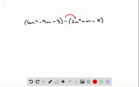in-the-following-exercises-add-or-subtract-the-polynomials-left6-m2-9-m-3right-left2-m2m-5right