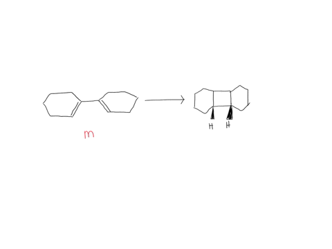 draw-the-product-formed-when-diene-m-undergoes-disrotatory-cyclization-indicate-the-stereochemistry-
