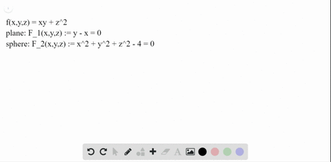 Solved Extrema On A Circle Of Intersection Find The Extreme Values Of The Function F X Y Z X Y Z 2 On The Circle In Which The Plane Y X 0 Intersects The Sphere X 2 Y 2 Z 2 4 Solved Extrema On A Circle Of Intersection Find The Extreme Values Of The Function F X Y Z X Y Z 2 On The Circle In Which The Plane Y X 0 Intersects The Sphere X 2 Y 2 Z 2 4