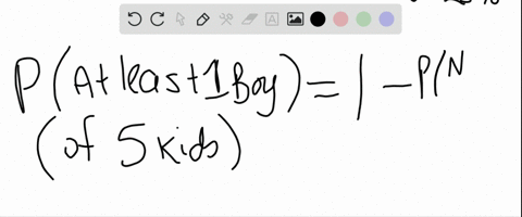 what-is-the-probability-that-of-five-children-at-least-one-is-a-boy-note-p-at-least-one-boy-1-p-no-b
