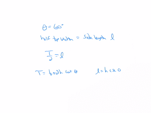 determine-the-angle-theta-and-the-length-l-of-its-sides-so-that-the-channel-has-the-best-hydraulic-t