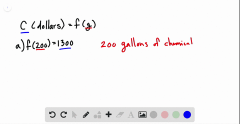 the-cost-c-in-dollars-to-produce-g-gallons-of-a-chemical-can-be-expressed-as-cfg-using-units-explain