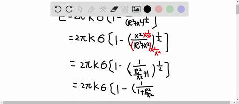 the-electric-field-along-the-axis-of-a-uniformly-charged-disk-of-radius-r-and-total-charge-q-was-cal