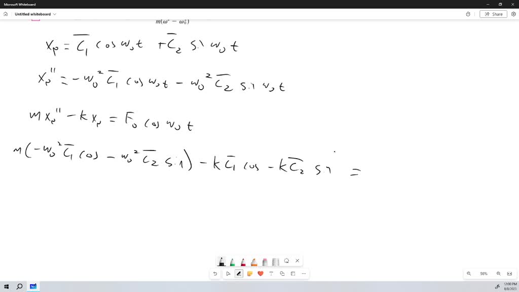 A damped harmonic oscillator under the influence of an external ...