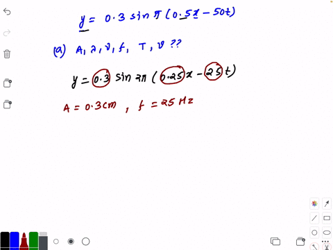 the-equation-of-a-transverse-wave-traveling-along-a-string-is-given-by-y03-sin-pi05-x-50-t-where-y-a