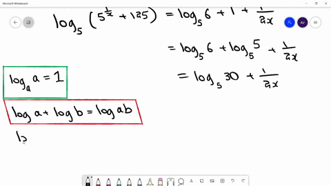 solution-of-the-equation-log-_5left51-x125rightlog-_5-61frac12-x-is-a-frac-14-frac12-b-frac14-frac12