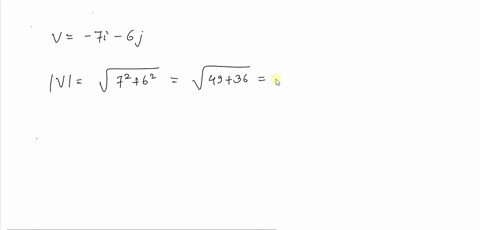 find-the-magnitude-and-direction-angle-of-the-vector-vmathbfv-7-mathbfi-6-mathbfj